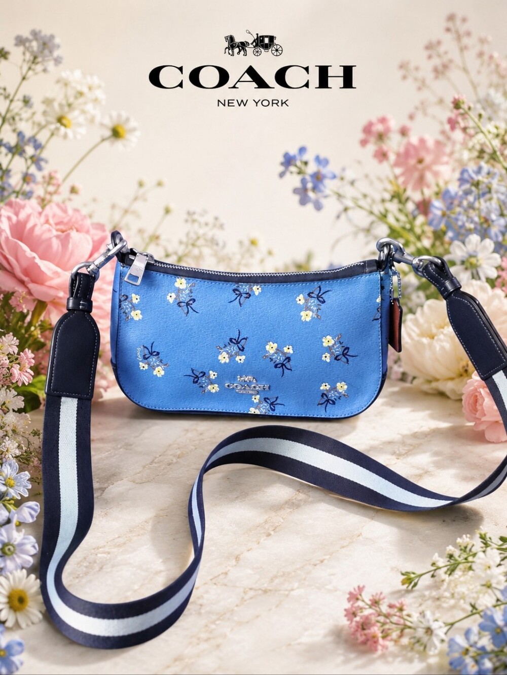 Coach Floral Crossbody Bag